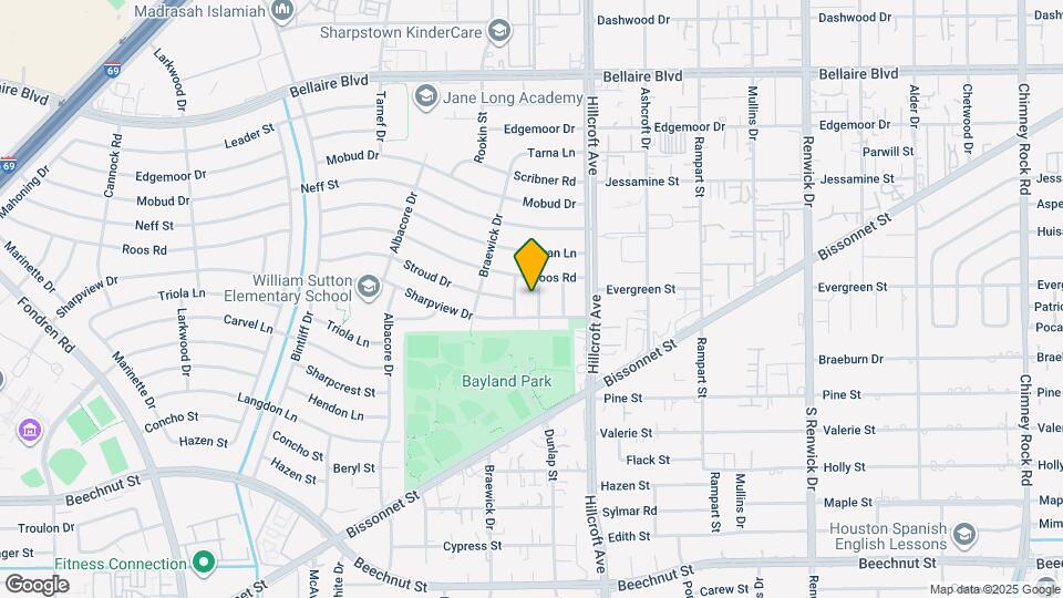 7414 Dunlap St Map and Location Details