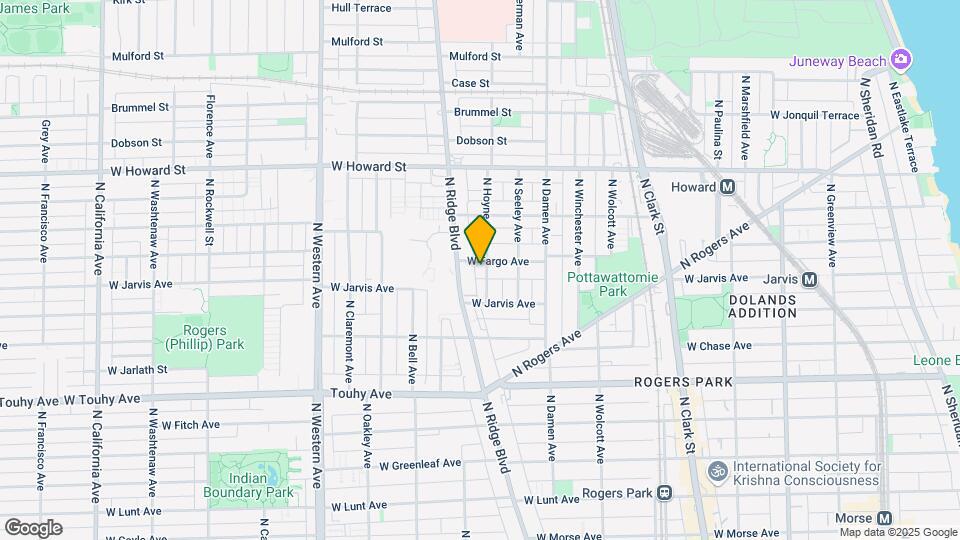 7408 N Hoyne Ave Mapa y Detalles de la Ubicación