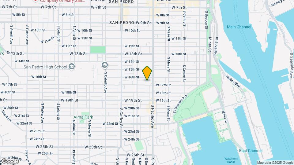 534 W 17th St Map and Location Details