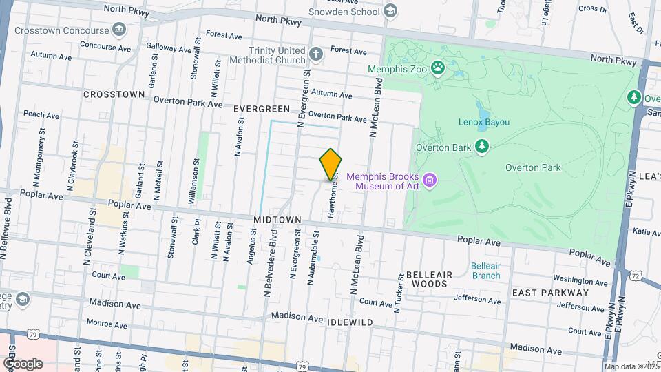 257 Hawthorne St Map and Location Details