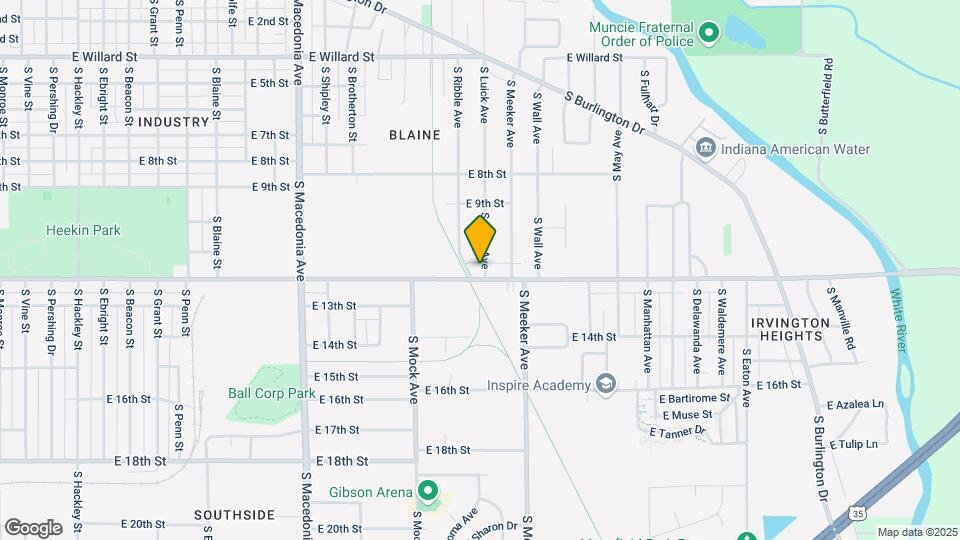 2304 E Memorial Dr Map and Location Details