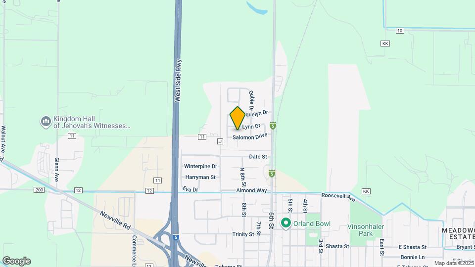 734 Salomon Drive Map and Location Details