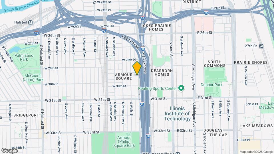 2910 S Wentworth Ave, Unit 3F Map and Location Details
