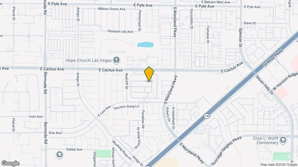 1037 Monte De Oro Ave Mapa y Detalles de la Ubicación