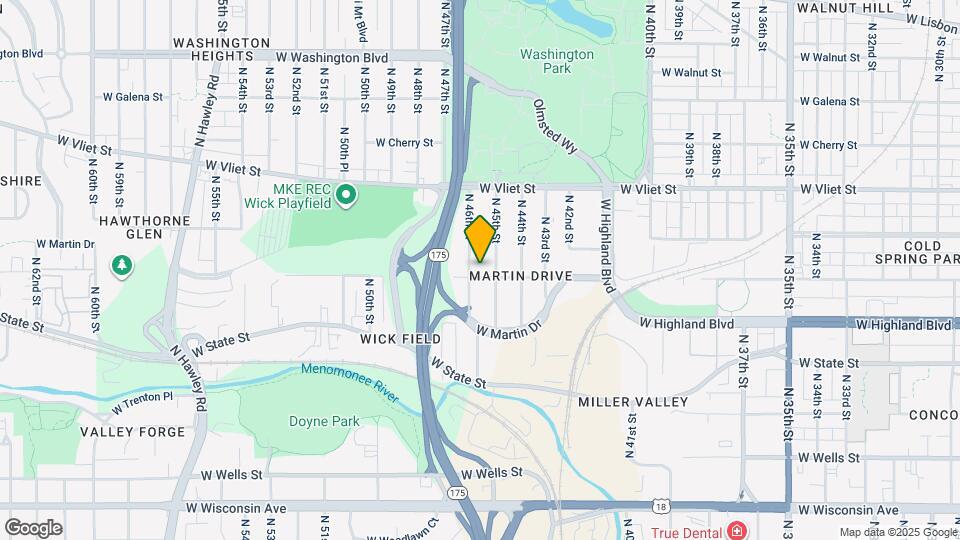 1206 N 46th St Map and Location Details
