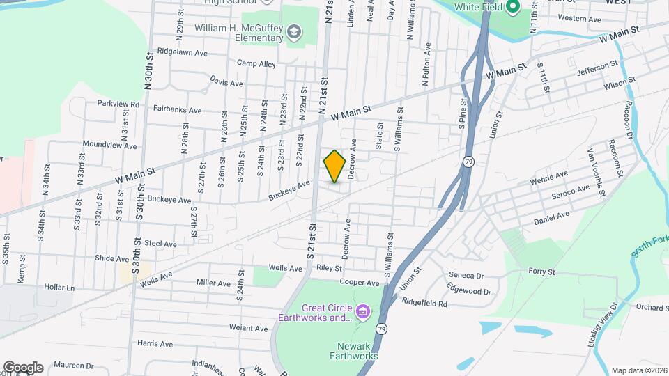 718 Rice St Map and Location Details