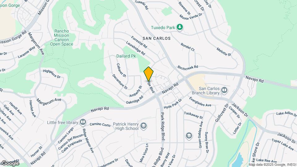 7320 Park Ridge Blvd Map and Location Details