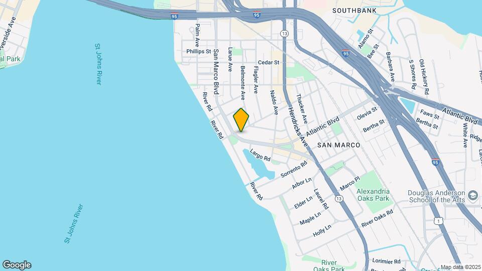 1822-1833 San Marco Blvd Mapa y Detalles de la Ubicación