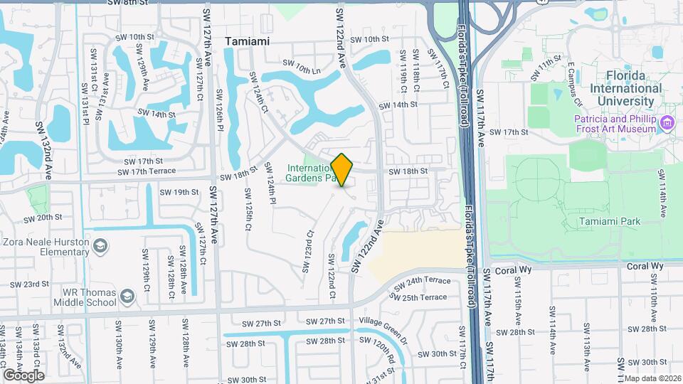 1906 SW 123rd Ave Map and Location Details