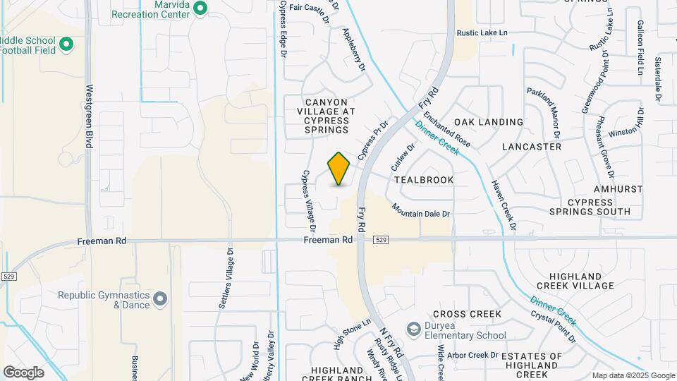 20527 Cypress Gully Dr Mapa y Detalles de la Ubicación