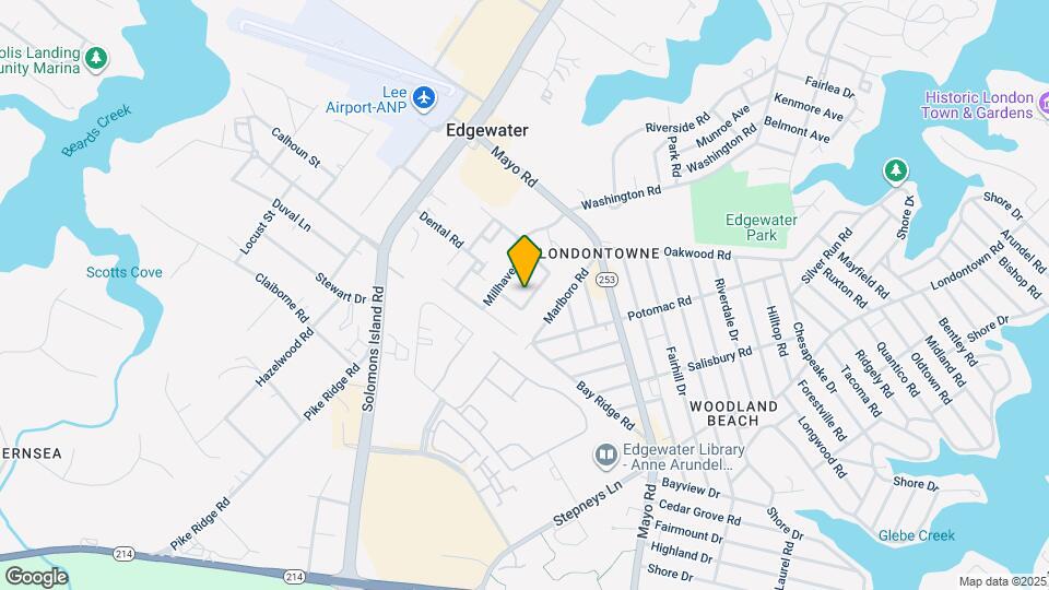 205 Tilden Way Map and Location Details