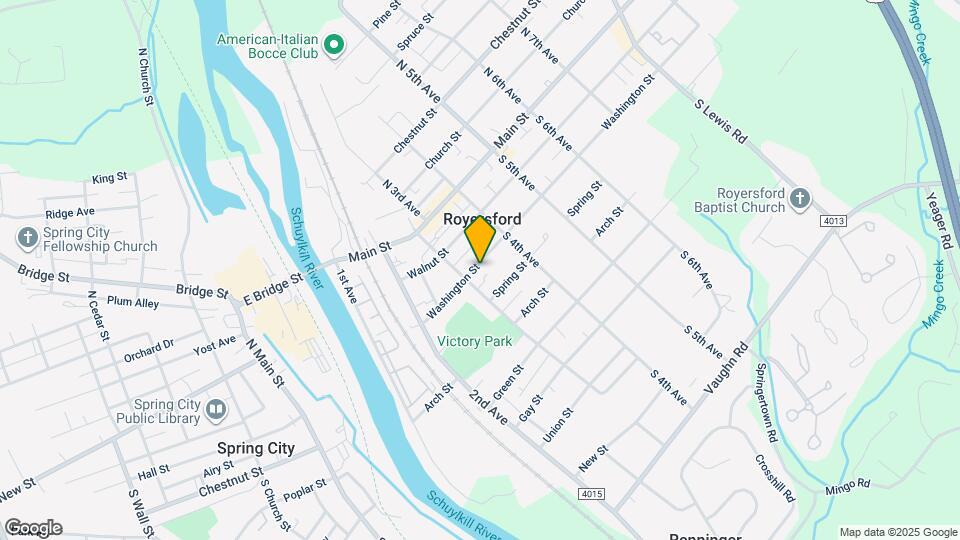 306 Washington St Map and Location Details