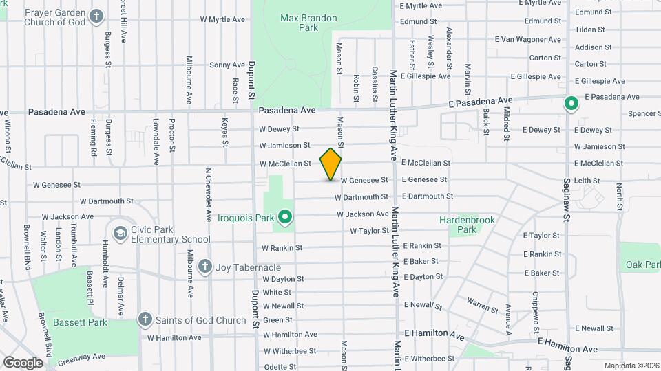 311 W Genesee St Map and Location Details