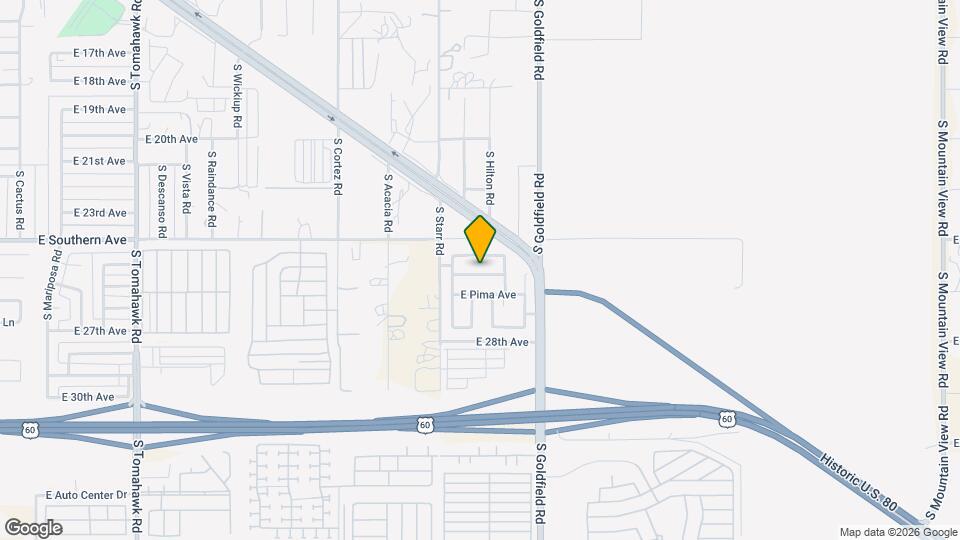 2962 E Mohave Ln Map and Location Details