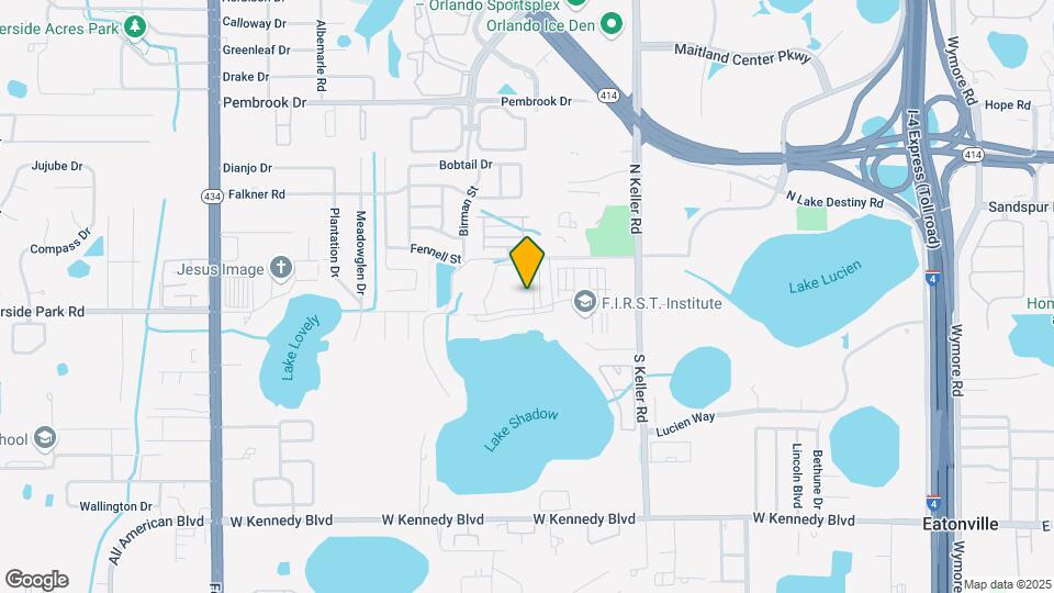 1125 Lake Shadow Cir Map and Location Details