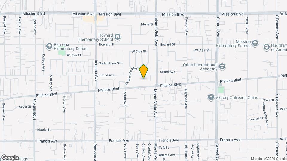 4808 Ramona Pl Map and Location Details