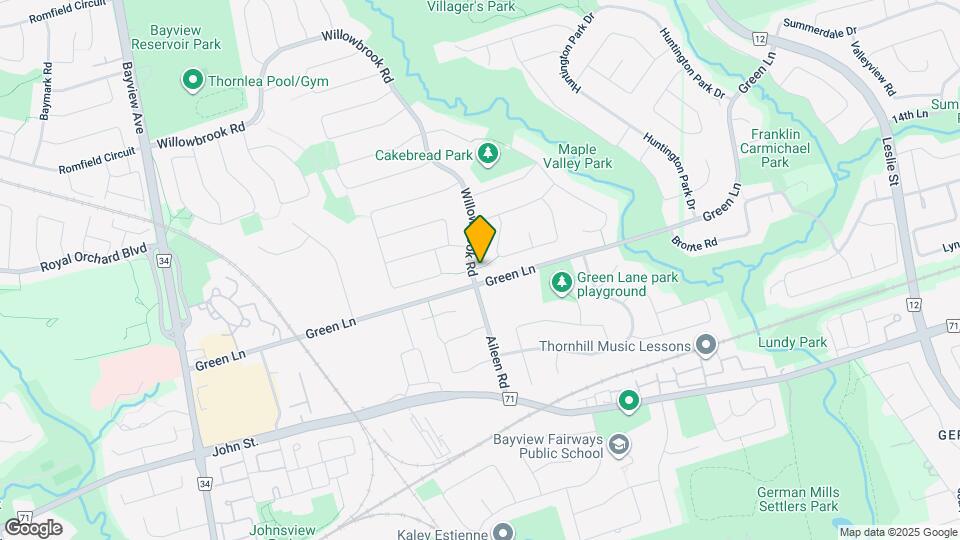 208 Willowbrook Rd Map and Location Details