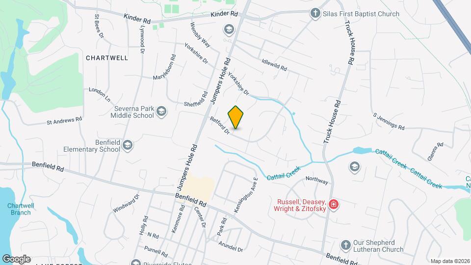 510 Retford Dr Map and Location Details