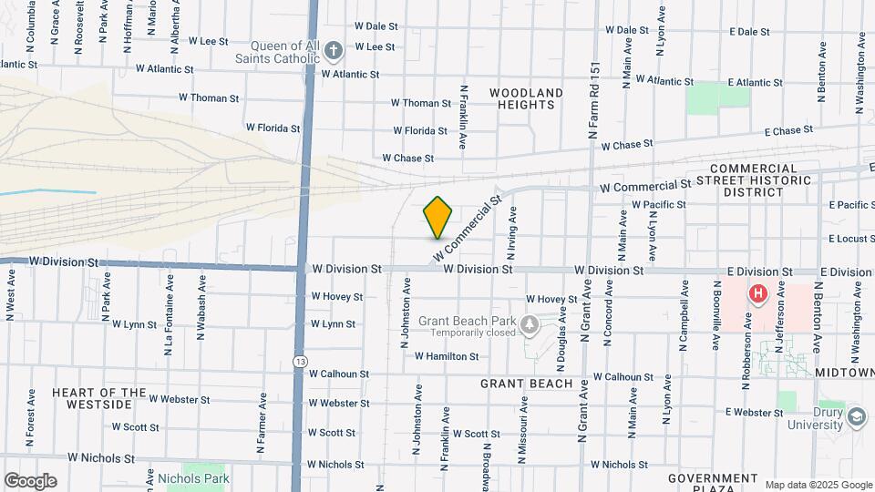 1126 W Locust St Map and Location Details
