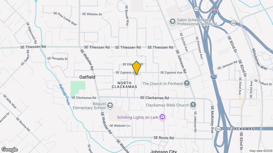 15166 SE Topaz Ave Map and Location Details