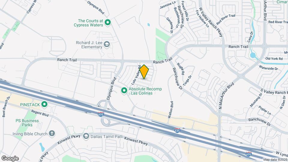 1936 Lantana Ln Map and Location Details