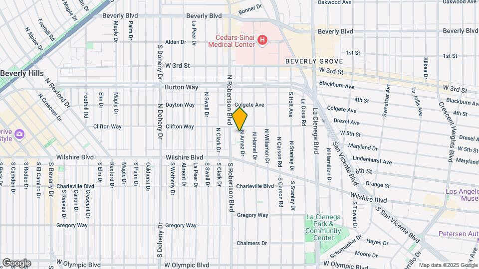 159 N Arnaz Dr Map and Location Details