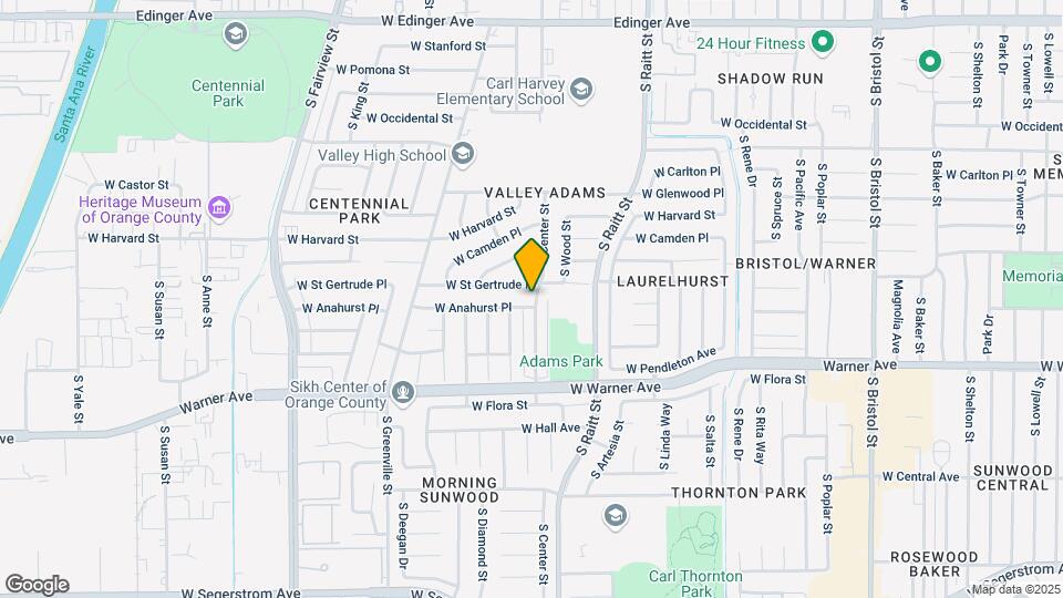 2225 W Anahurst St Map and Location Details