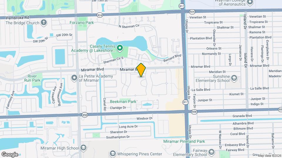8353 SW 26 th St Mapa y Detalles de la Ubicación