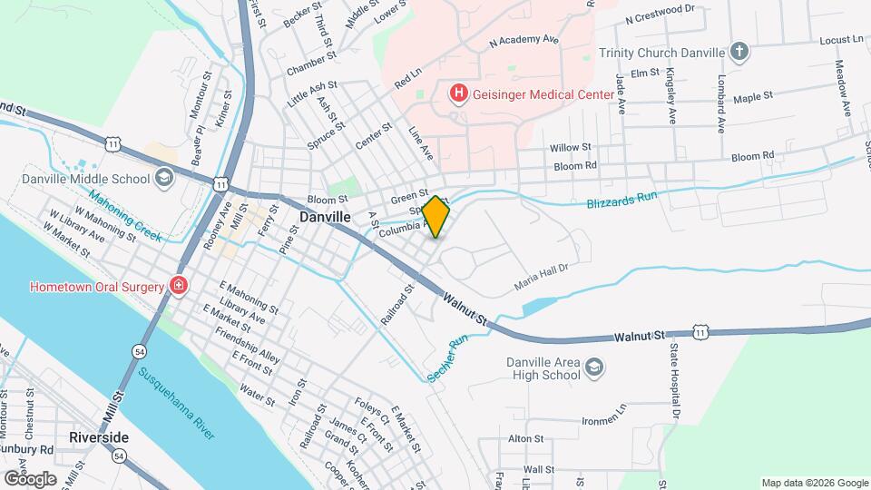 829 Railroad St, Unit # 101 Map and Location Details