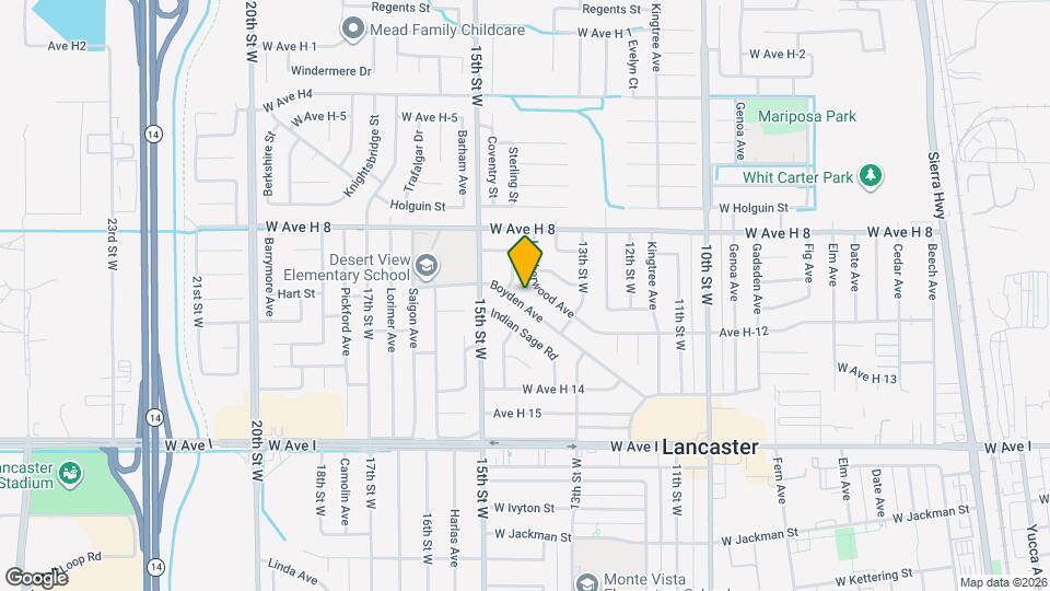 1427 Boyden Ave Map and Location Details