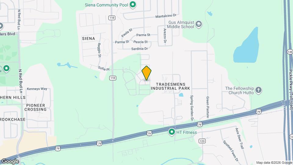 8605 San Giano Cv Map and Location Details