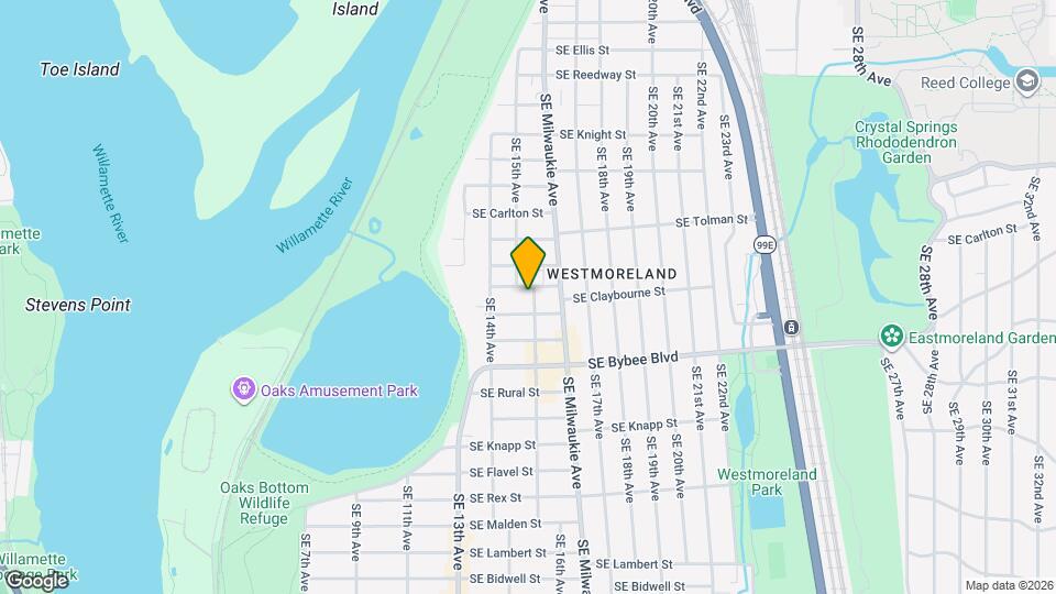 6521 SE 16th Ave Mapa y Detalles de la Ubicación