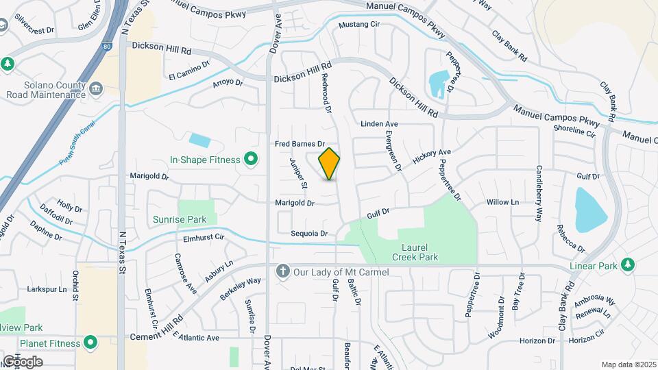 800 Dogwood Cir Map and Location Details