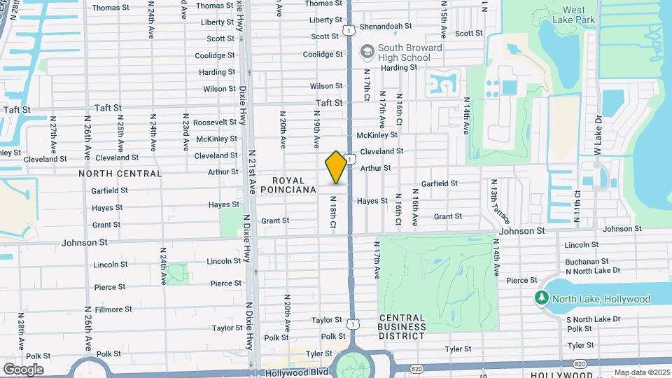 1818 Garfield St Mapa y Detalles de la Ubicación