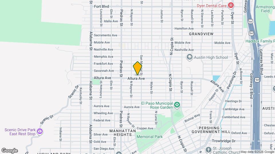 3017 Altura Ave Map and Location Details