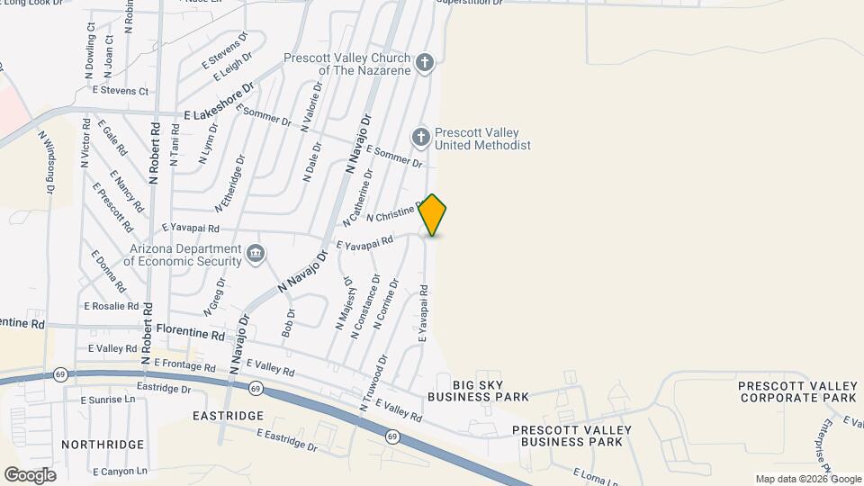 3349 N Yavapai Rd E Map and Location Details
