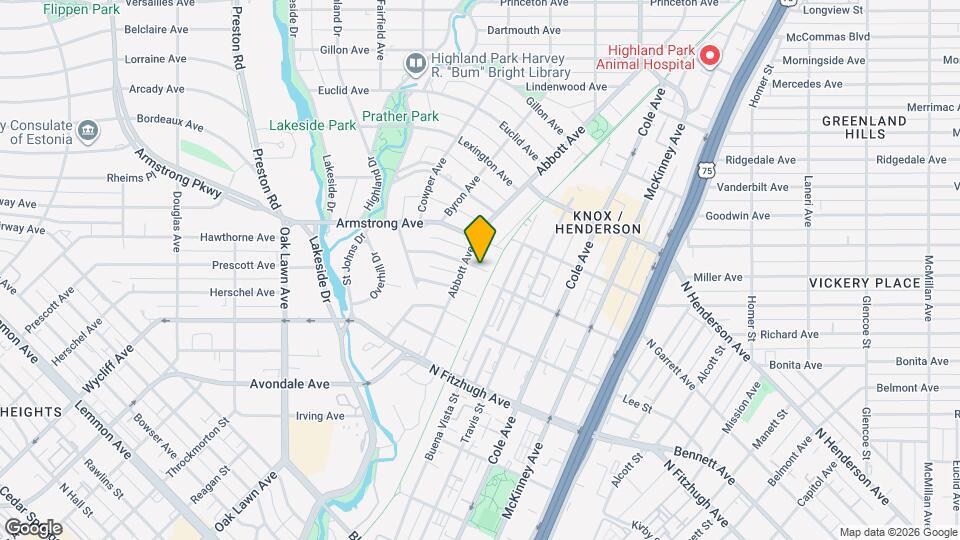 3526 Cragmont Ave Map and Location Details