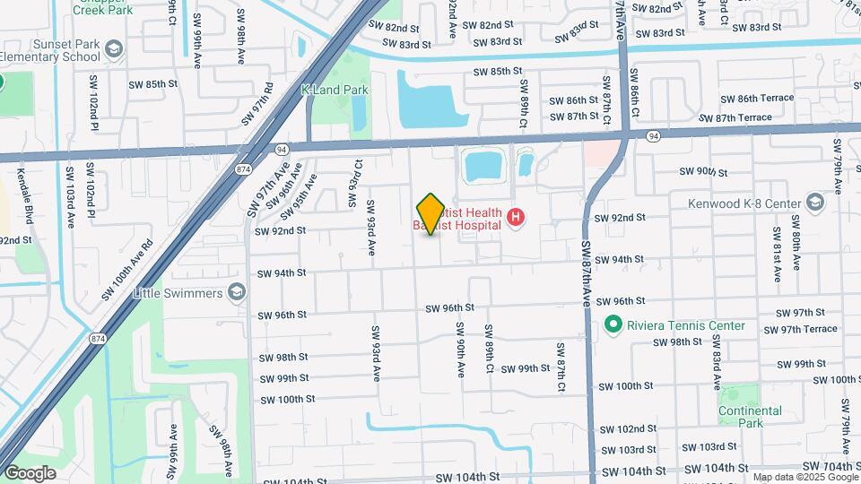 9301 SW 92nd Ave Map and Location Details