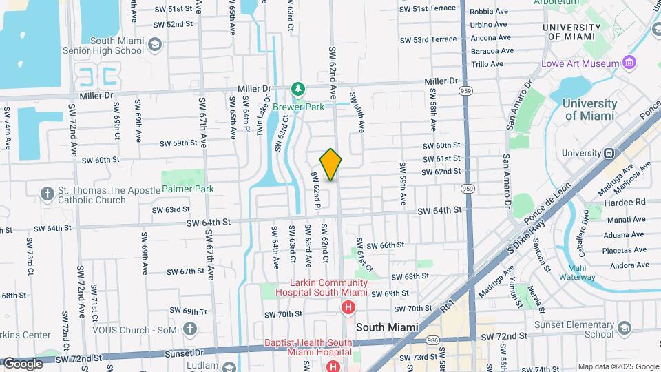 6221 SW 62nd Terrace Map and Location Details