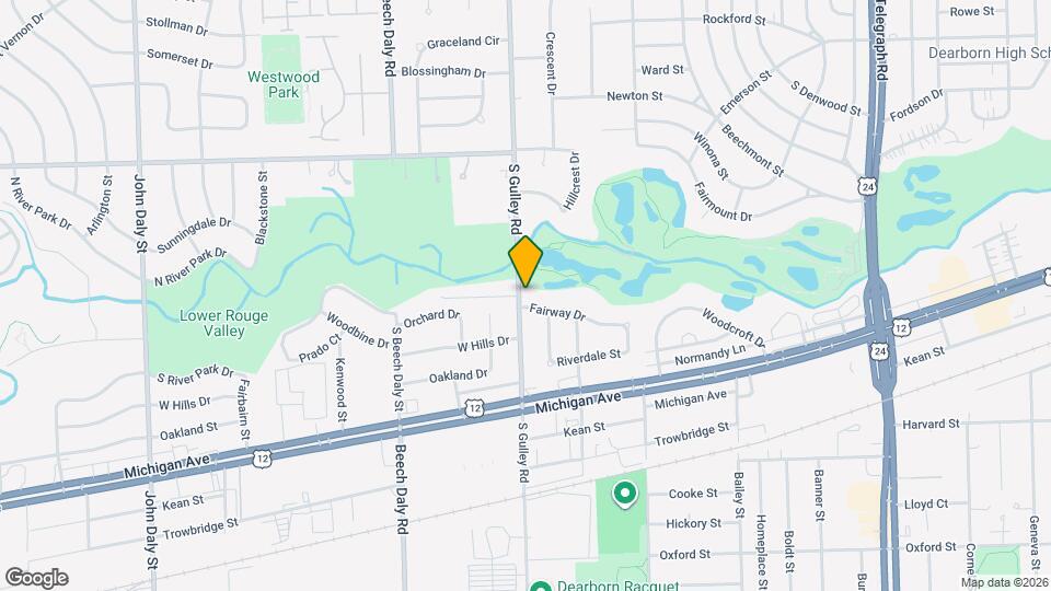 25346 Fairway Dr Map and Location Details