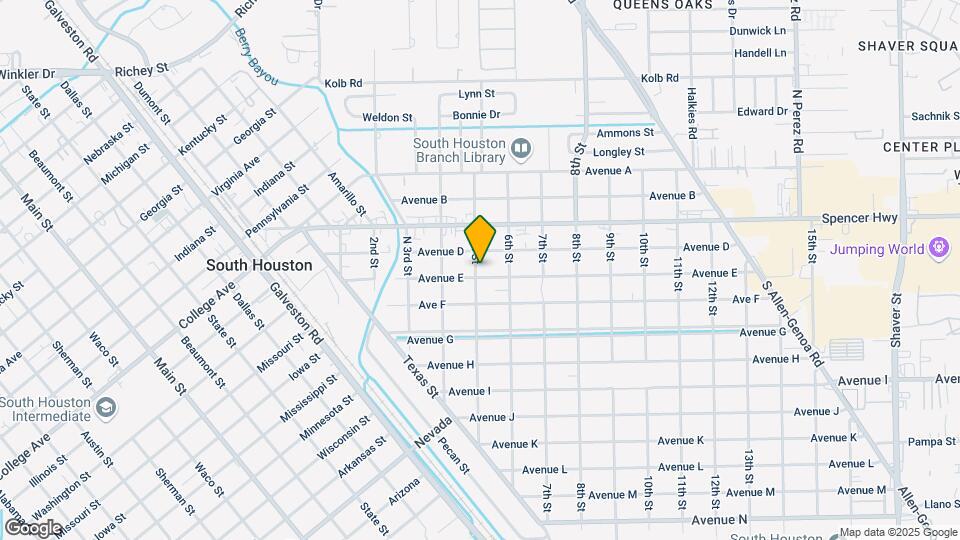 501 Avenue E Map and Location Details