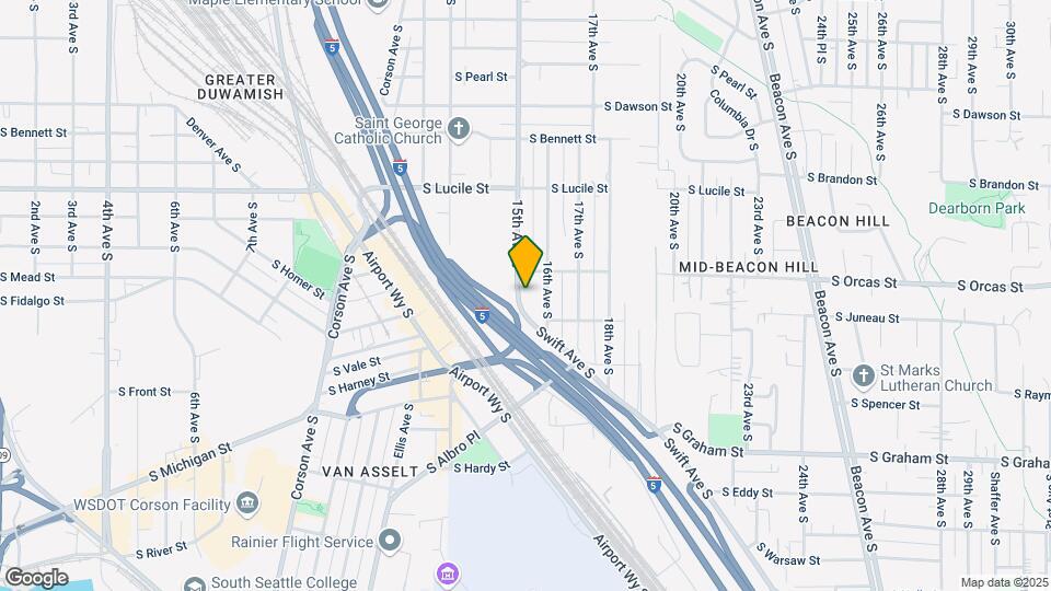 5818 15th Ave S Map and Location Details