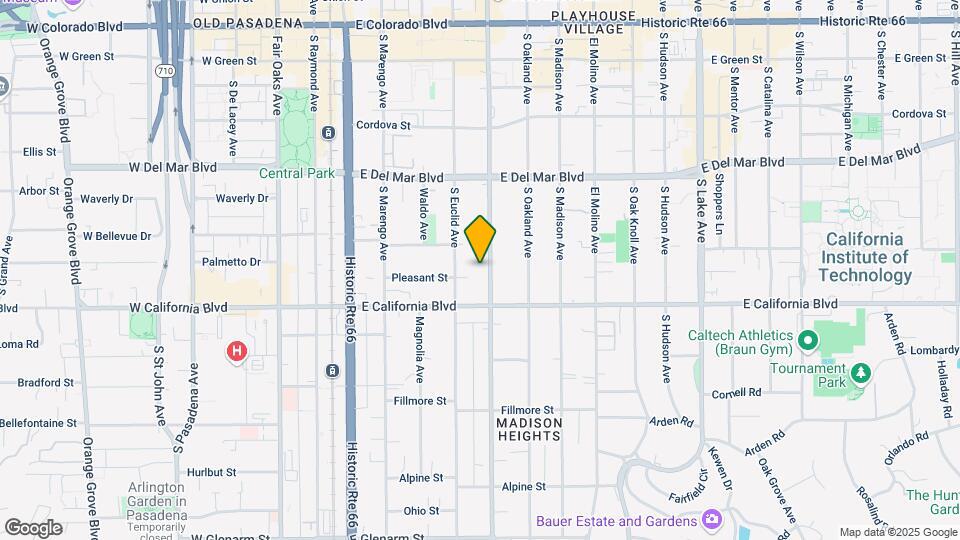 503 S Los Robles Ave Map and Location Details