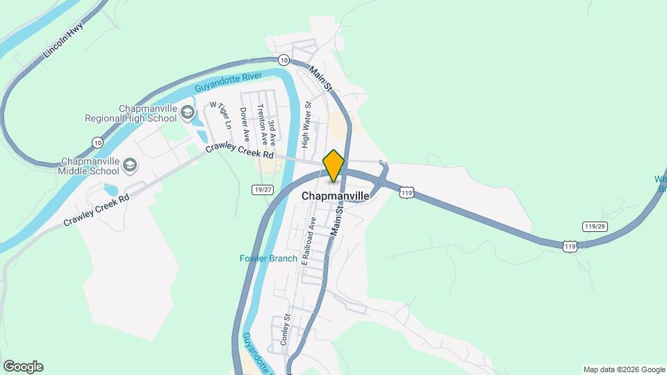 Chapmanville Towers Map and Location Details