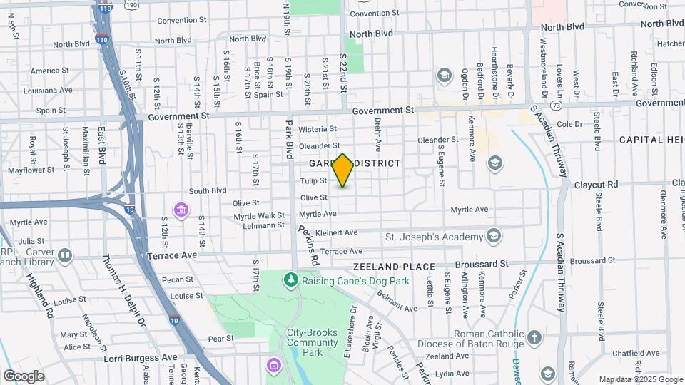 2151 Olive St Map and Location Details