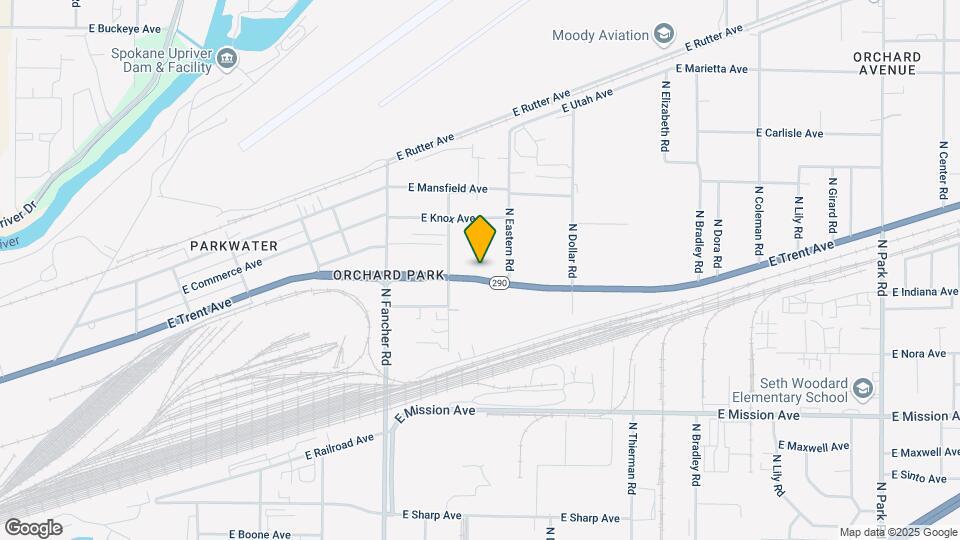 6123 E Trent Ave Mapa y Detalles de la Ubicación