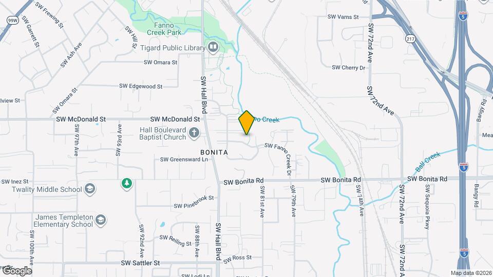 8265 SW Fanno Creek Dr Map and Location Details