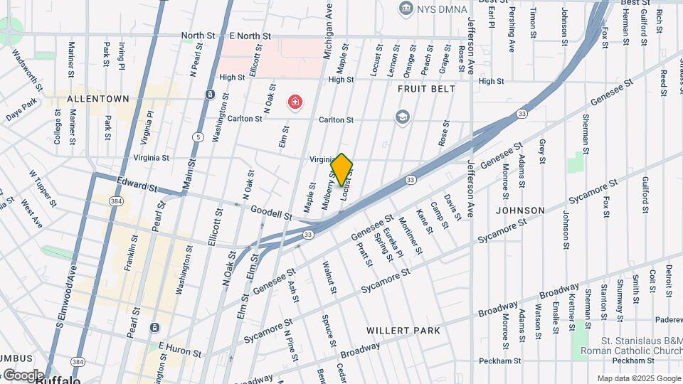 52 Locust Mapa y Detalles de la Ubicación