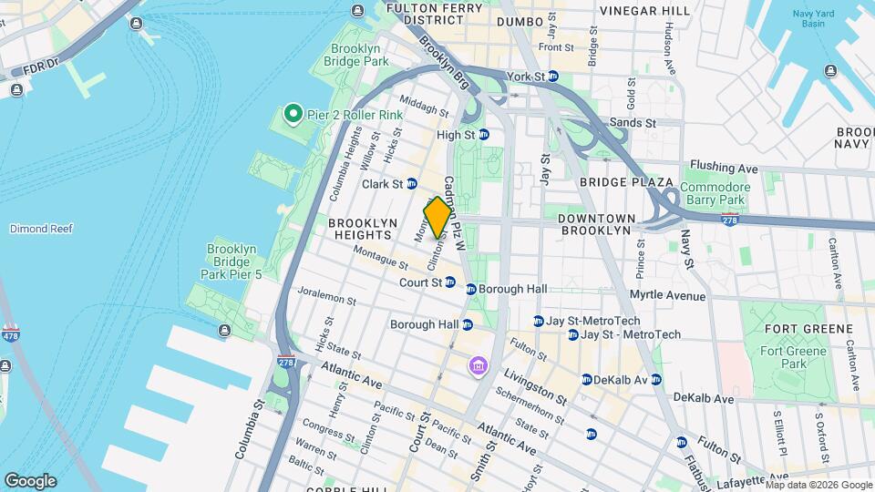 75 Clinton St Map and Location Details