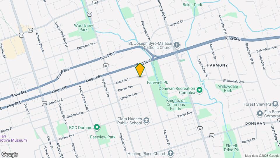 653 Athol St E Map and Location Details